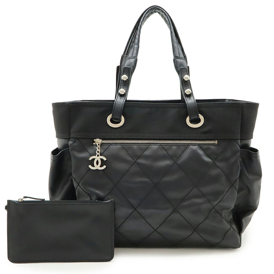 Chanel Paris Biarritz Coated Canvas 2way Bag