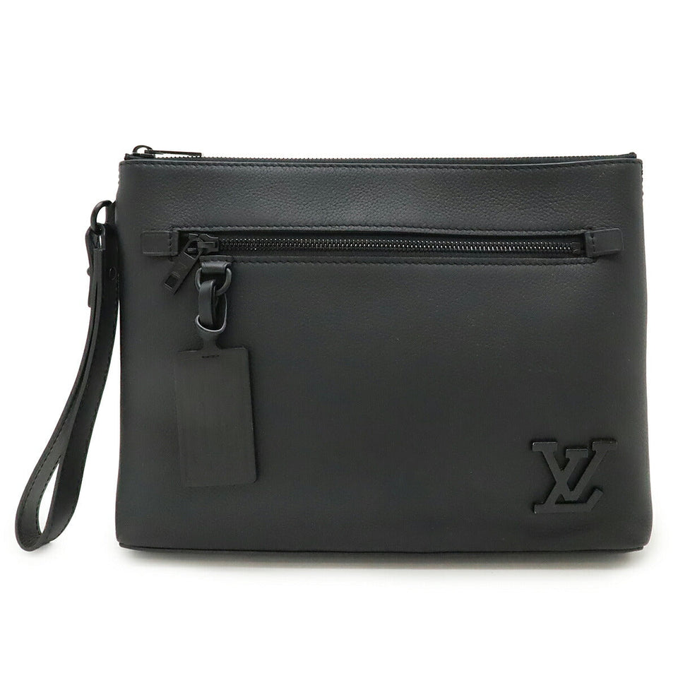 Louis Vuitton Aerogram Calf Leather Clutch Bag