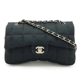 Chanel Choco Bar Nylon Shoulder Bag