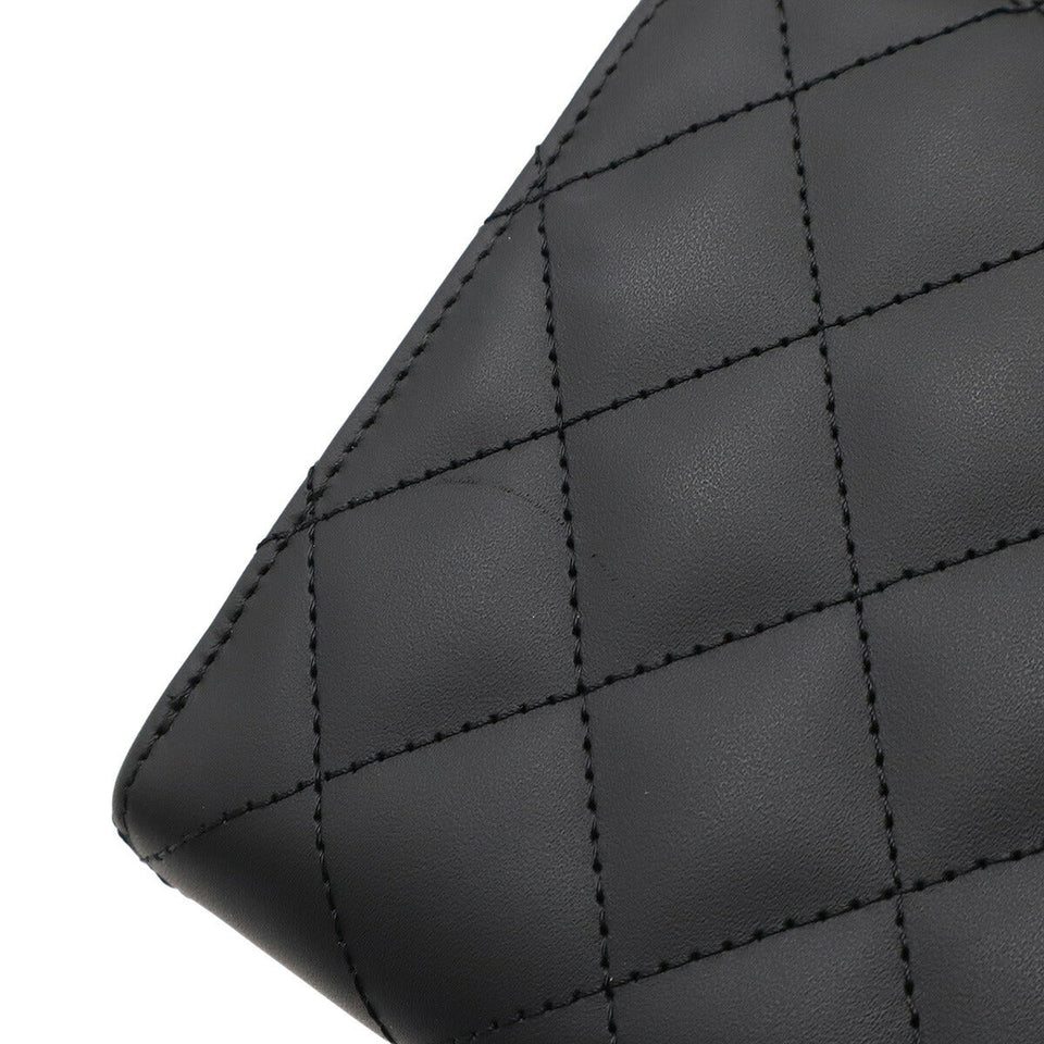 Chanel Cambon Line Soft Calf Long Wallet