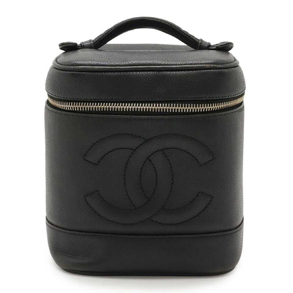 Chanel Coco Mark Caviar Skin Vanity Bag