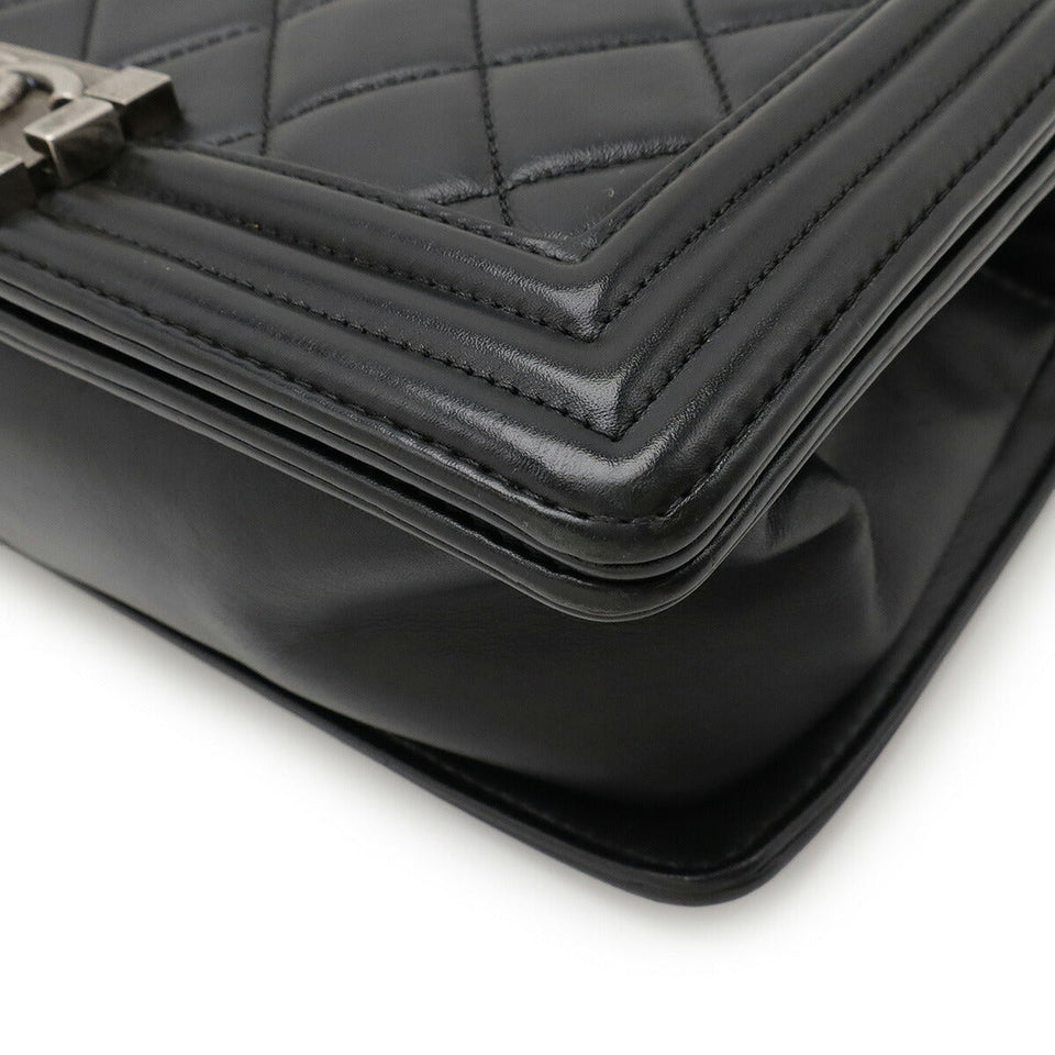 Chanel Boy Chanel Matelasse Calfskin Shoulder Bag