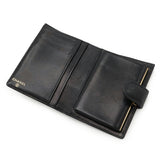 Chanel Coco Mark Caviar Leather Bifold Wallet