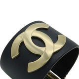 Chanel Coco Mark Wide Bangle Bracelet Accessory
