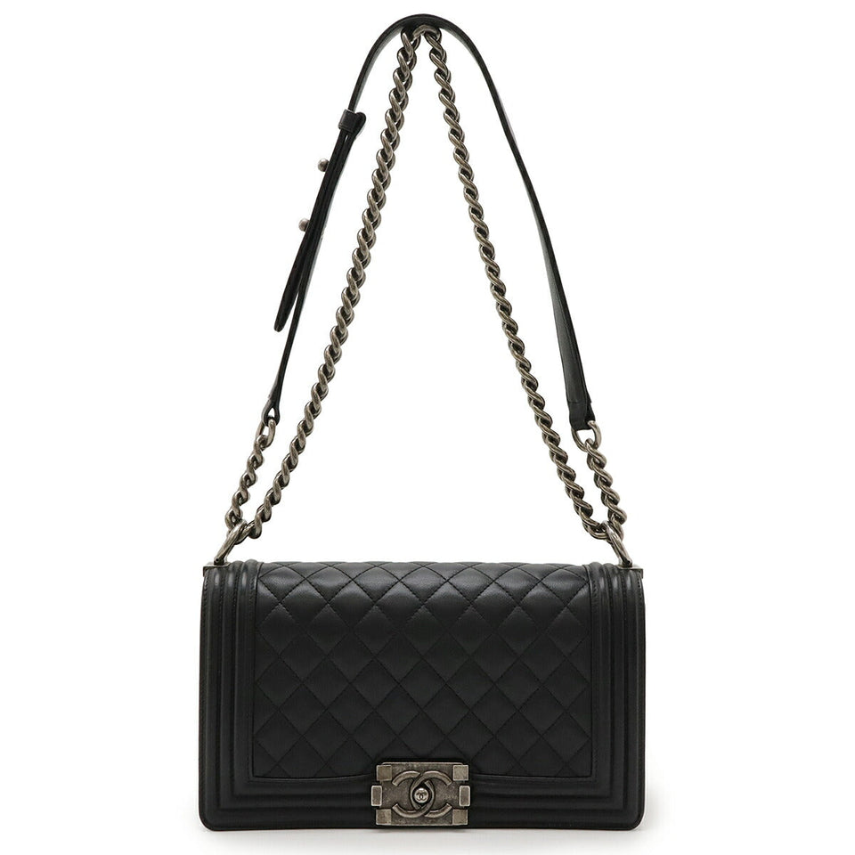 Chanel Boy Chanel Calfskin Shoulder Bag