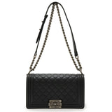 Chanel Boy Chanel Calfskin Shoulder Bag
