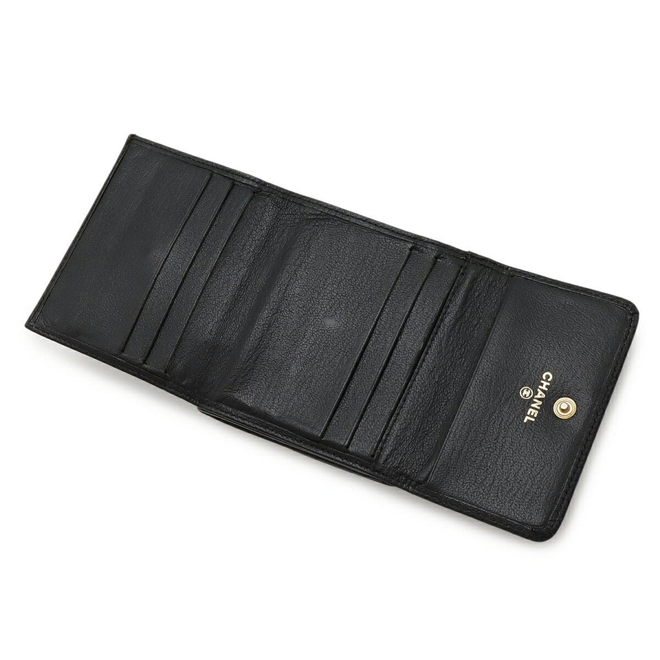 Chanel Trifold Wallet Leather Wallet