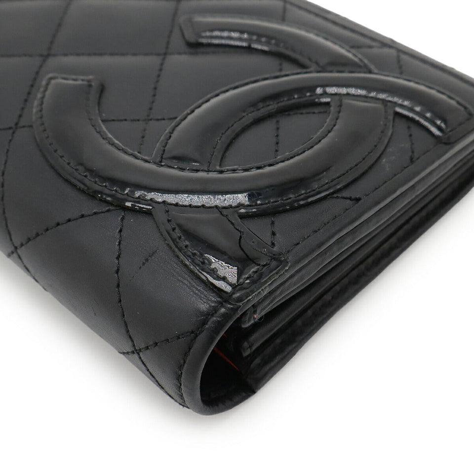 Chanel Cambon Line Soft Calf Long Wallet
