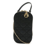 Christian Dior Lady Dior Call'in Dior Leather 2way Phone Holder