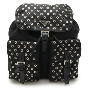 Prada 1BZ811 Nylon Leather Backpack