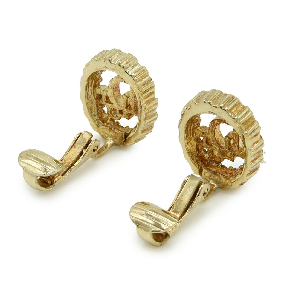 Christian Dior Logo Earrings