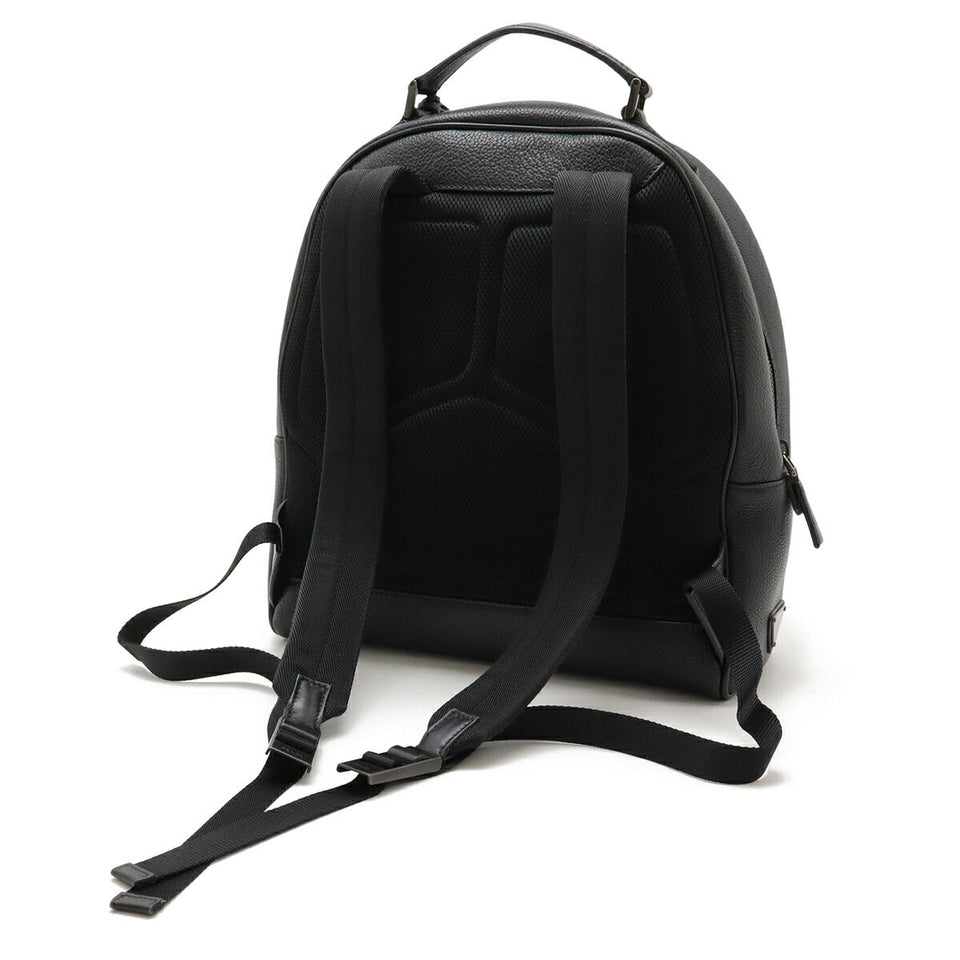 Prada Triangle Logo Leather Backpack