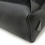 Prada Triangle Logo Leather Backpack