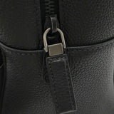Prada Triangle Logo Leather Backpack