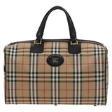 Burberry Nova Check Beige Canvas Travel Bag ( )