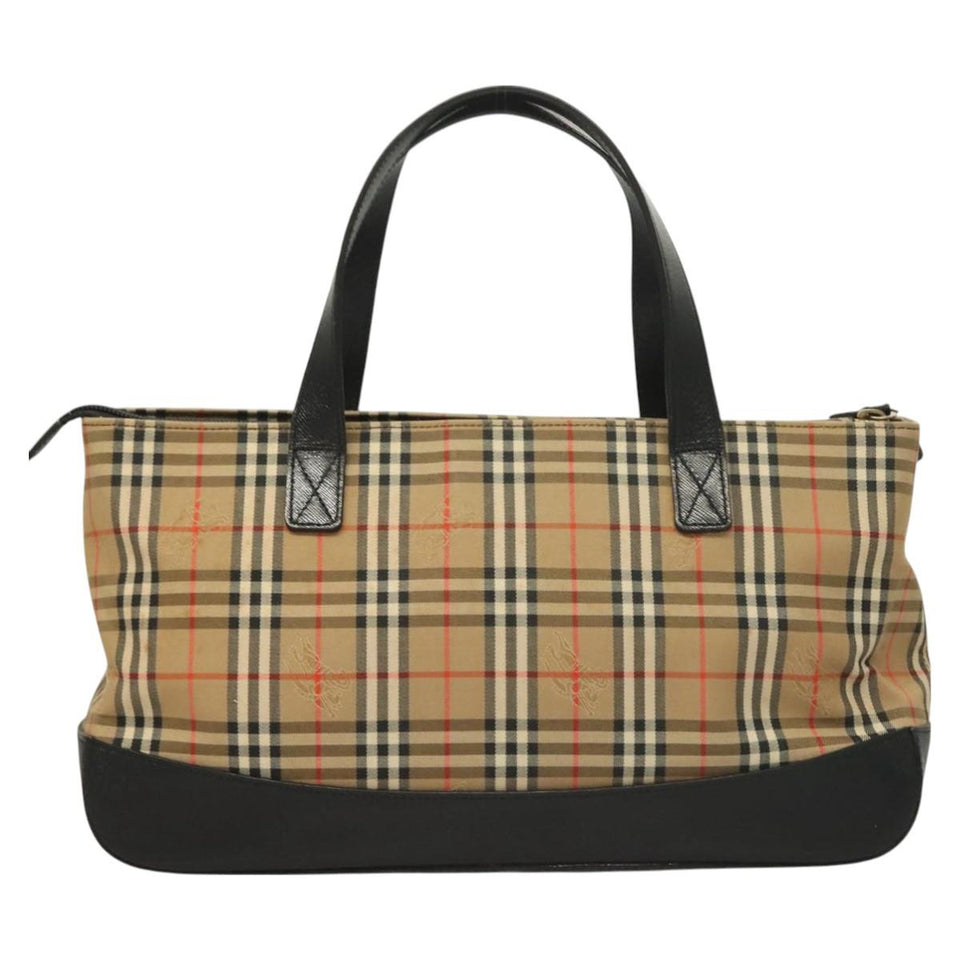 Burberry Nova Check Beige Canvas Tote Bag ( )