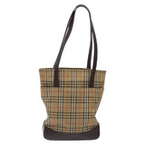 Burberry Nova Check Beige Canvas Tote Bag ( )