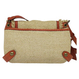 Burberry Blue Label Beige Wicker Shoulder Bag ( )
