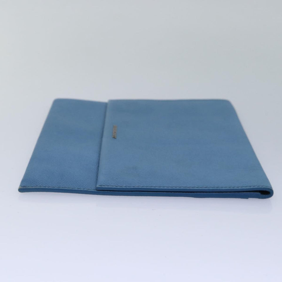 Burberry Blue Leather Clutch Bag ( )