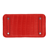 Hermes25cm Birkin Geranium Matte Alligator Palladium Hardware