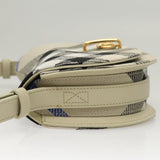 Burberry Grey Canvas Shoulder Bag ( )