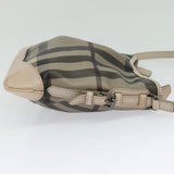 Burberry Nova Check Khaki Canvas Shoulder Bag ( )