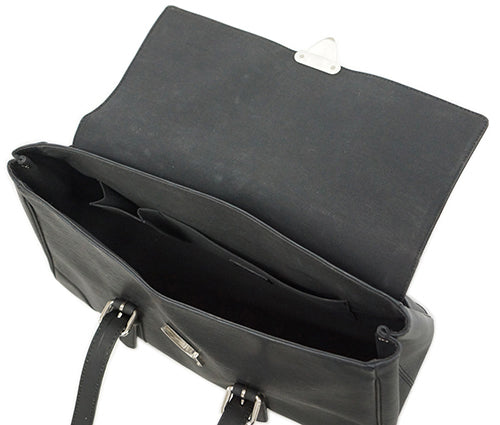 Louis Vuitton Epi Lv Shoulder Bag Segur MM Noir Black