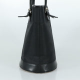 Burberry Nova Check Black Leather Tote Bag ( )