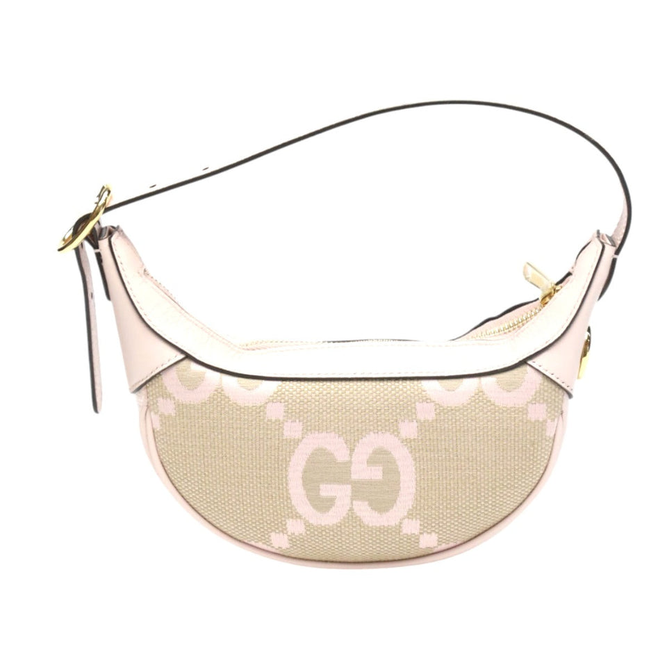 Gucci Handbag 658551 GG canvas pink one belt Ophidia Jumbo GG Mini bag Women