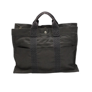 Hermes Tote Bag canvas gray Tote Bag Business bag Her LineTote MM unisex(Unisex)