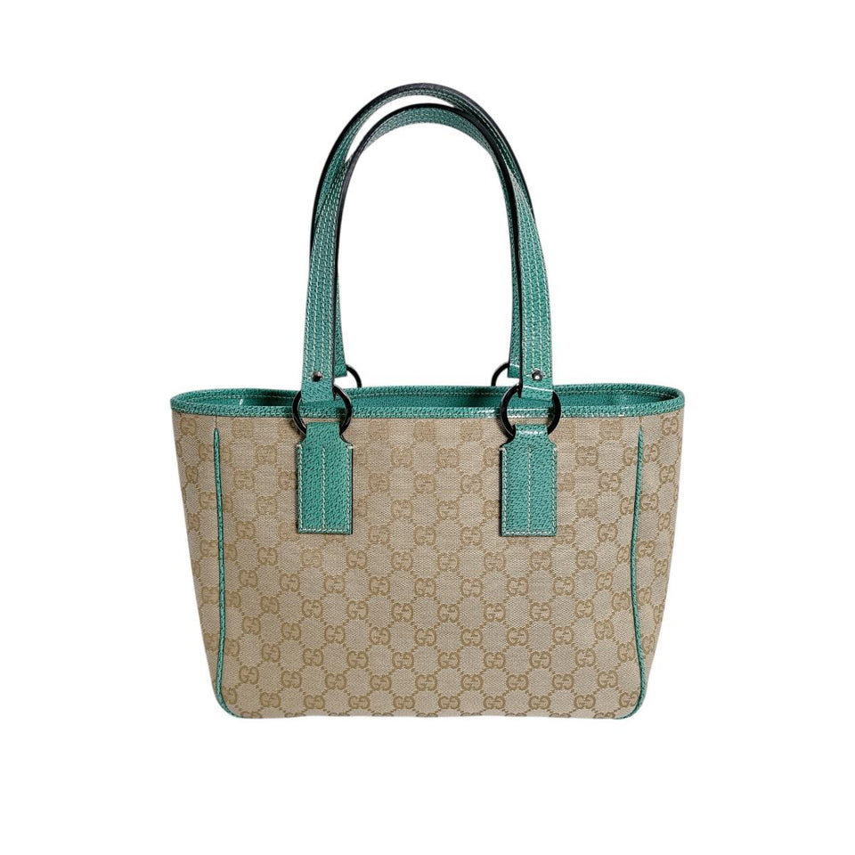 Gucci Tote Bag 113019 3444 GG canvas green GG canvas