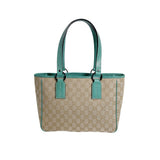 Gucci Tote Bag 113019 3444 GG canvas green GG canvas