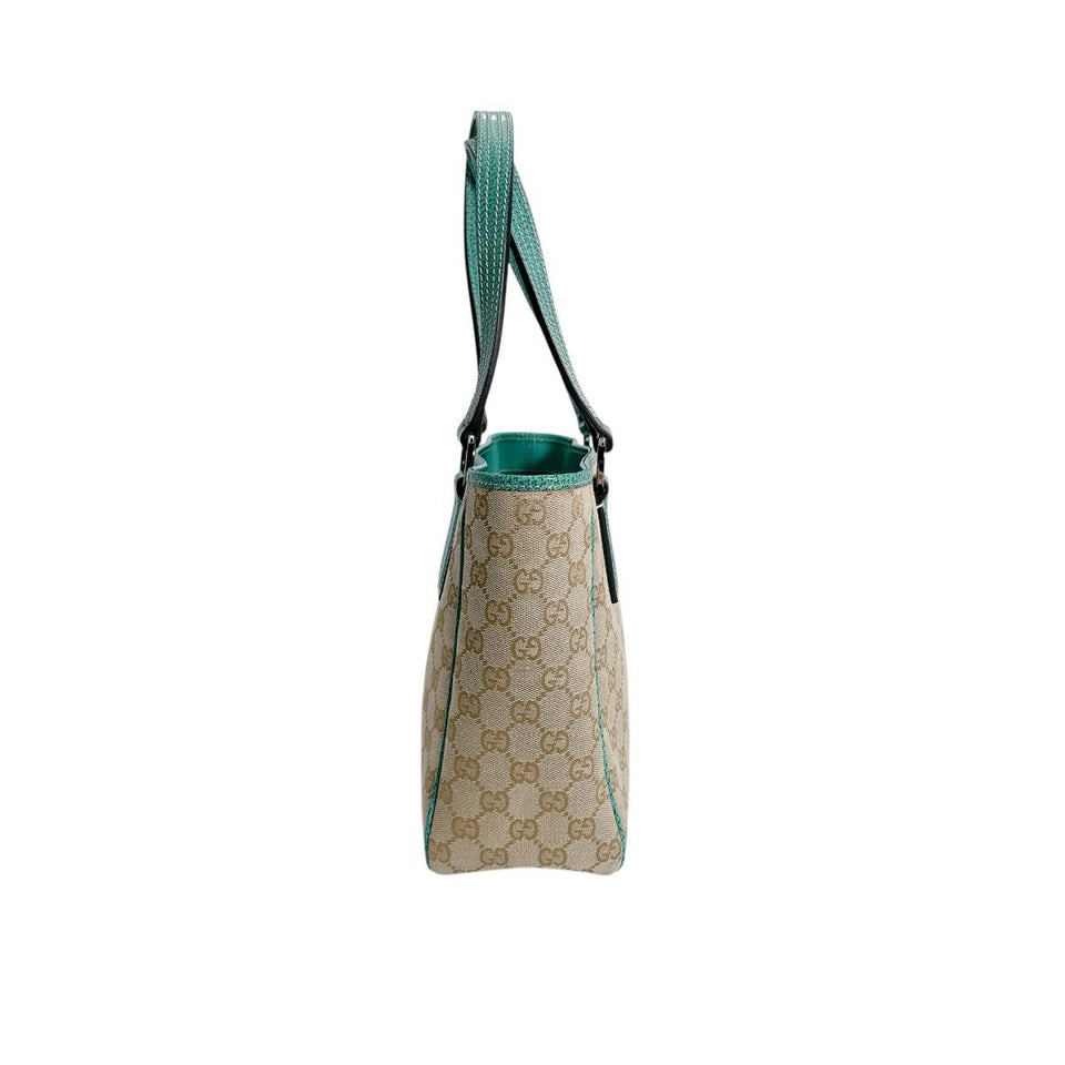 Gucci Tote Bag 113019 3444 GG canvas green GG canvas