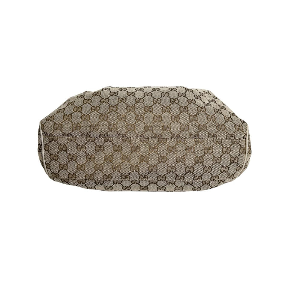 Gucci Tote Bag 211944 GG canvas beige GG canvas Sukey bag