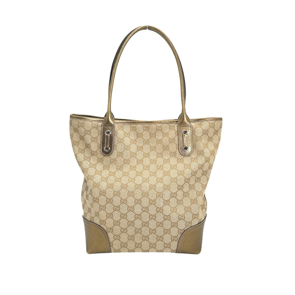 Gucci Tote Bag 181779 GG canvas beige Handbag canvas Women