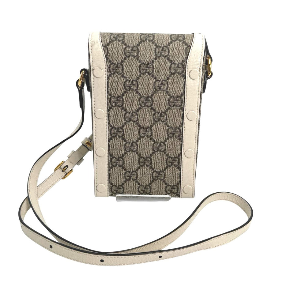 Gucci Shoulder Bag 625615 GG canvas beige Shoulder Bag GG Supreme Horsebit Women