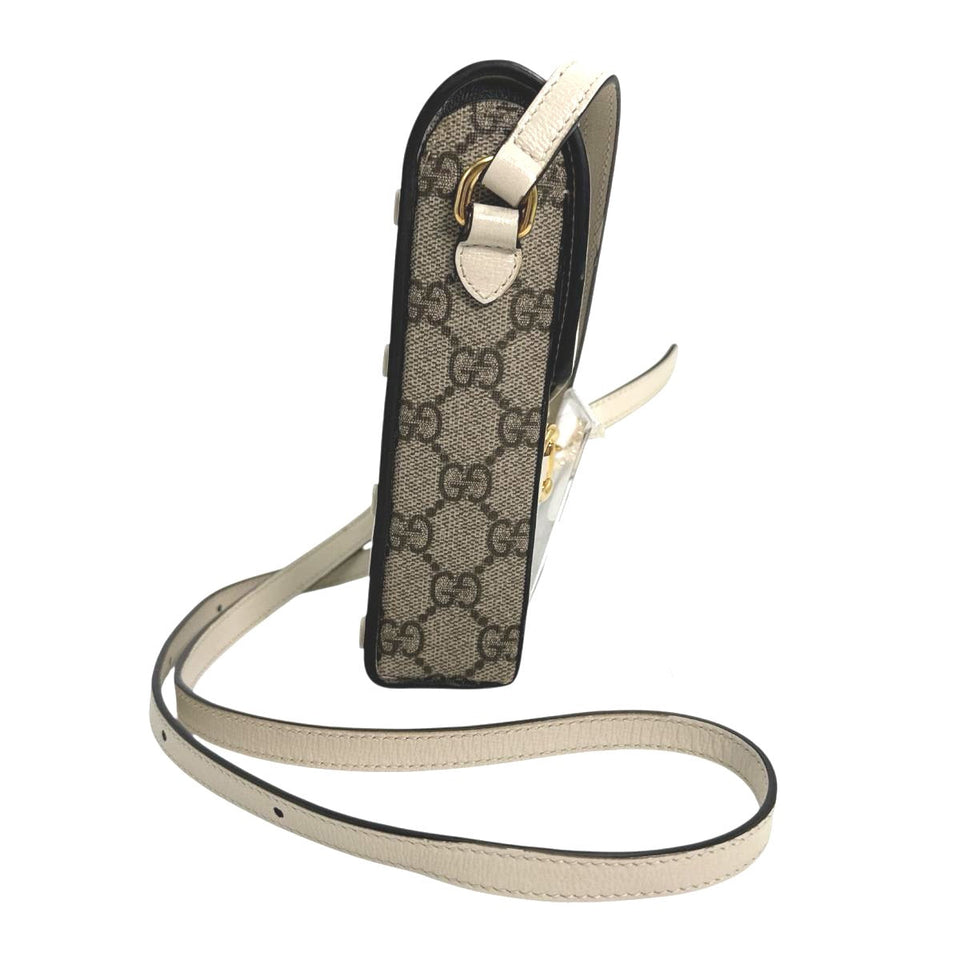 Gucci Shoulder Bag 625615 GG canvas beige Shoulder Bag GG Supreme Horsebit Women