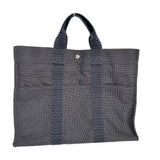 Hermes Tote Bag canvas gray Handbag Business bag Her LineMM unisex(Unisex)