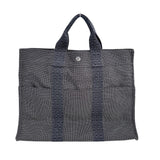 Hermes Tote Bag canvas gray Handbag Business bag Her LineMM unisex(Unisex)