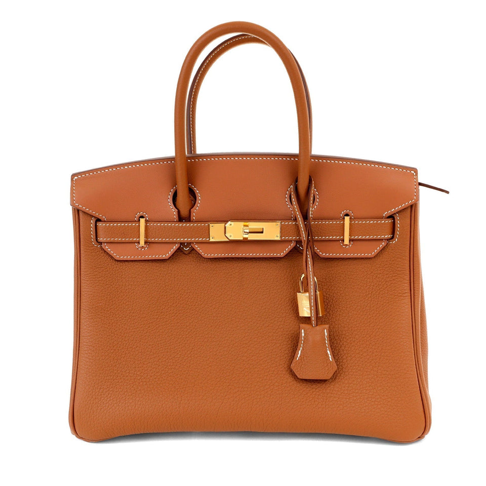 Hermes 30cm 3 in 1 Gold Togo Birkin w/ Gold Hardware