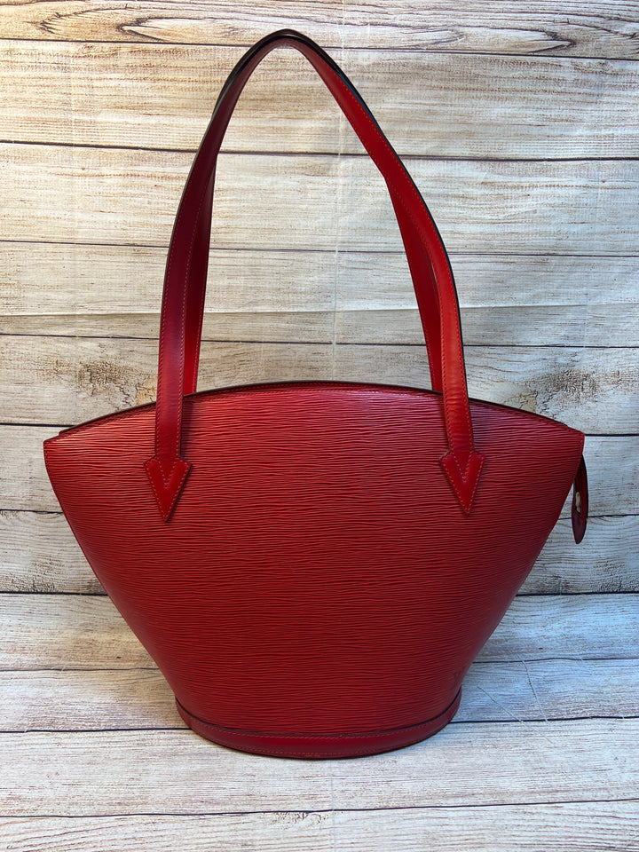 Handbag Leather By Louis Vuitton Size: Large
