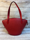 Handbag Leather By Louis Vuitton Size: Large