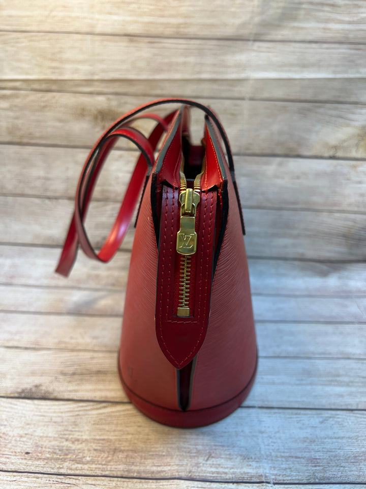 Handbag Leather By Louis Vuitton Size: Large