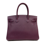 Hermes 30cm Cassis Togo Birkin w/ Palladium Hardware 2022