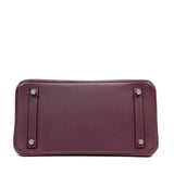 Hermes 30cm Cassis Togo Birkin w/ Palladium Hardware 2022
