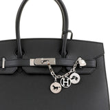 Hermes Breloque Olga Palladium Amulet Charm