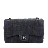 Chanel Denim Perfume Bottle Embroidered Jumbo Classic Bag – Bags Junction Special Edition