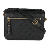 Designer Women's Crossbody Bag | Louis Vuitton Black Empreinte Pochette Metis