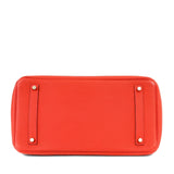 Hermes 35cm Vermillion Togo Birkin w/ Gold Hardware
