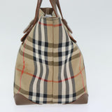 Burberry Nova Check Beige Canvas Tote Bag ( )